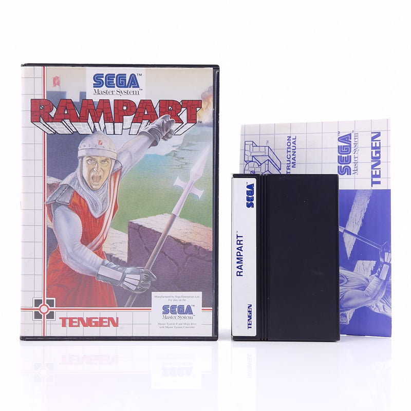 Sega Master System Spiel : Rampart - Modul Anleitung OVP PAL