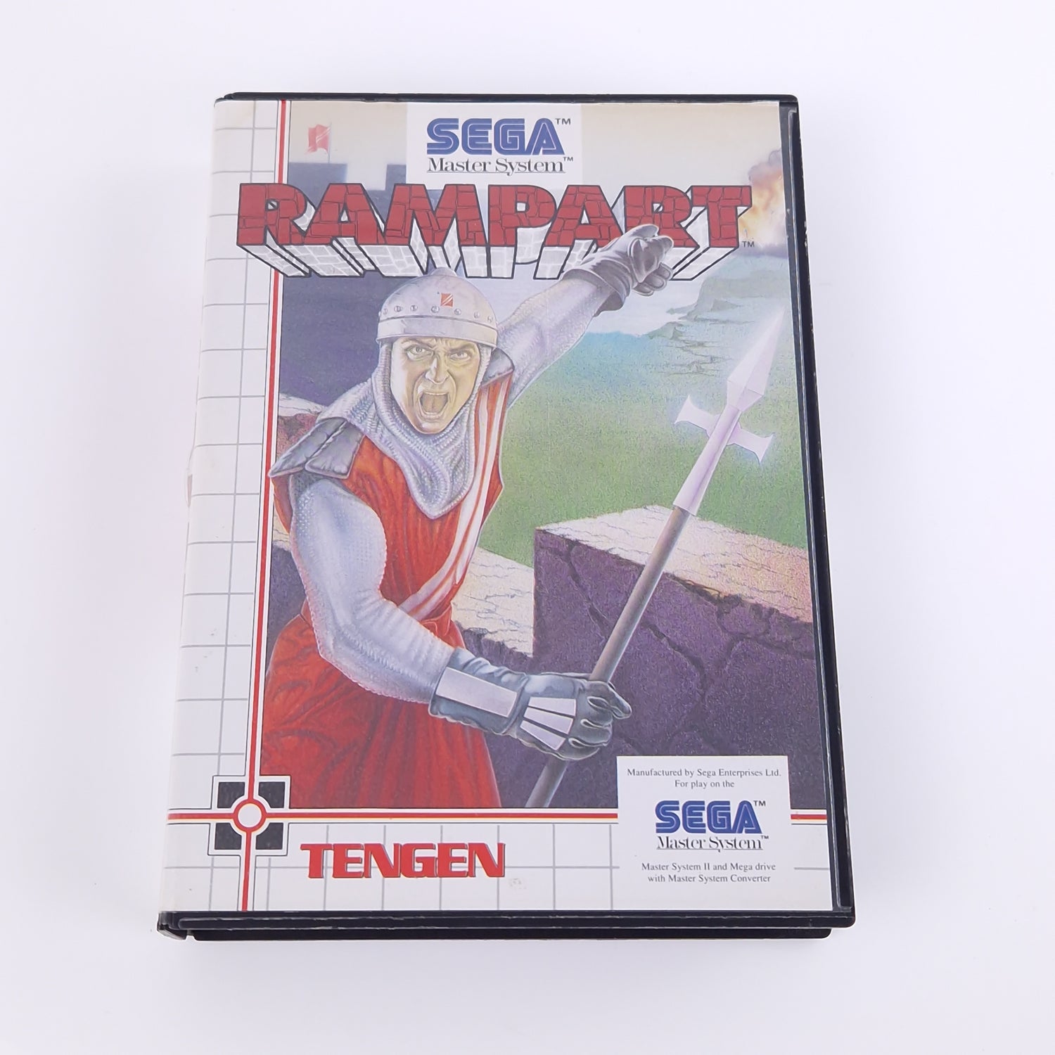 Sega Master System Spiel : Rampart - Modul Anleitung OVP PAL