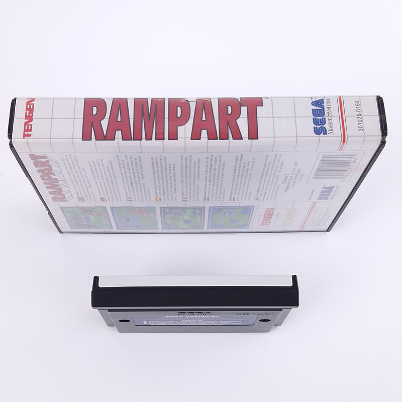 Sega Master System Spiel : Rampart - Modul Anleitung OVP PAL