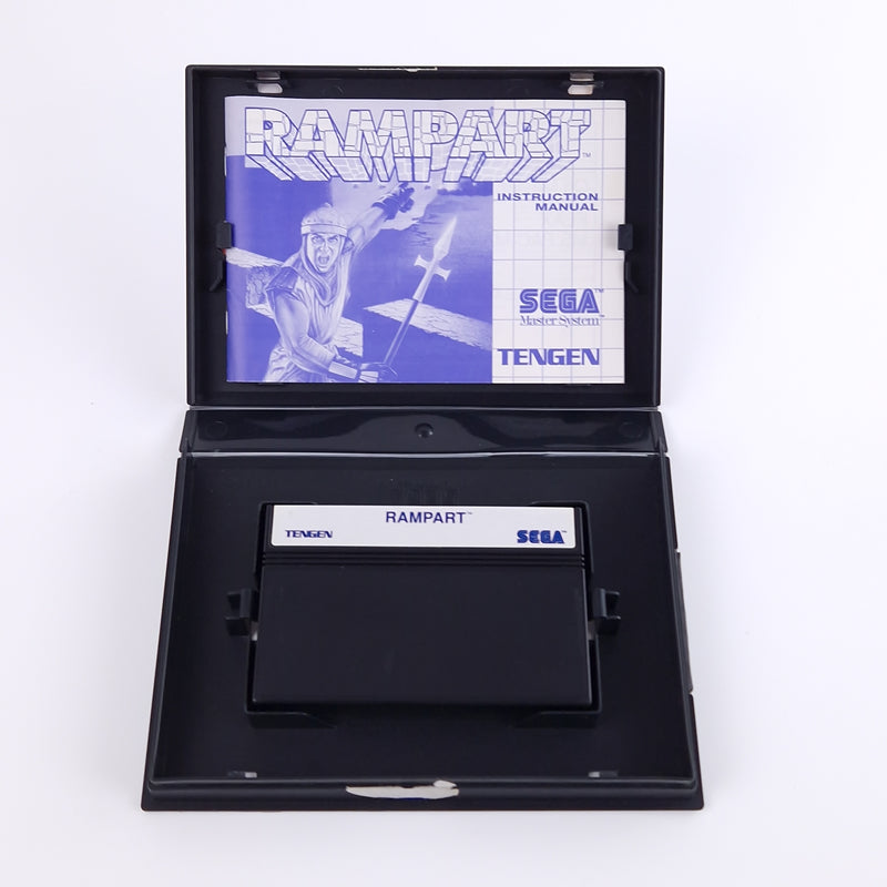 Sega Master System Spiel : Rampart - Modul Anleitung OVP PAL