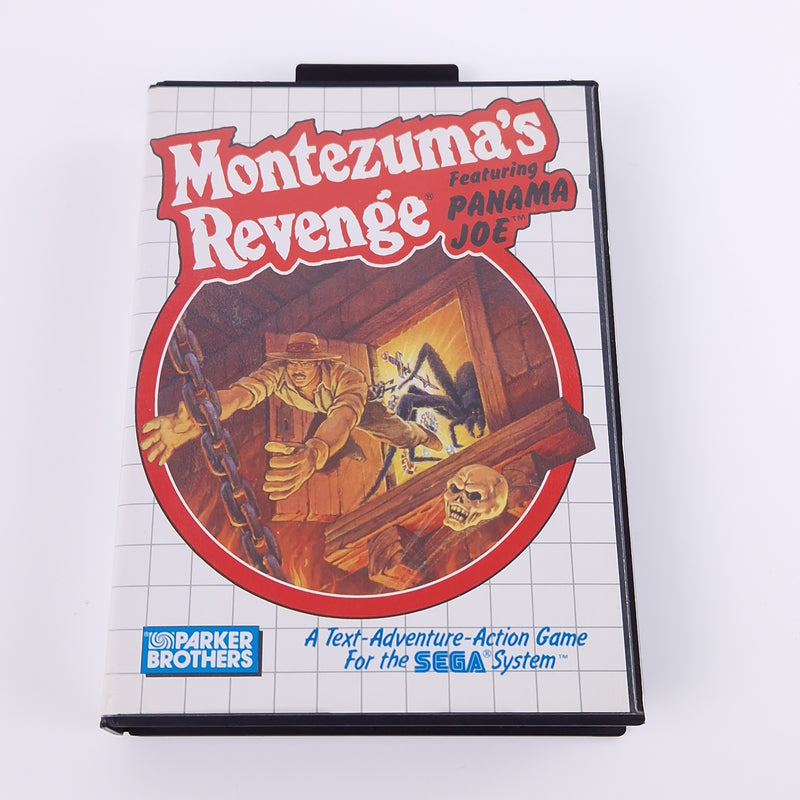 Sega Master System Spiel : Montezumas Revenge - Modul Anleitung OVP PAL