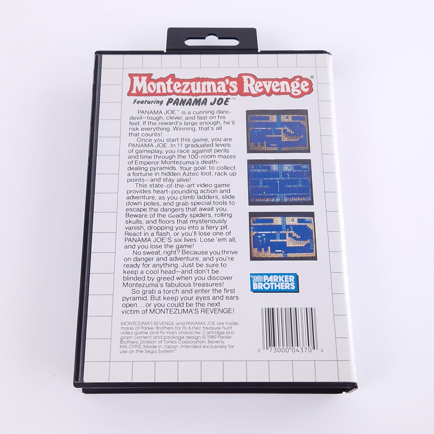 Sega Master System Spiel : Montezumas Revenge - Modul Anleitung OVP PAL