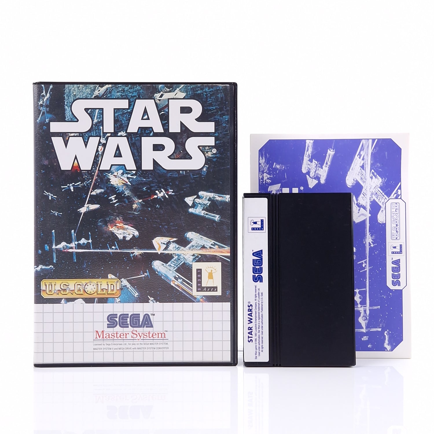 Sega Master System Spiel : Star Wars - Modul Anleitung OVP | MS PAL Cartridge