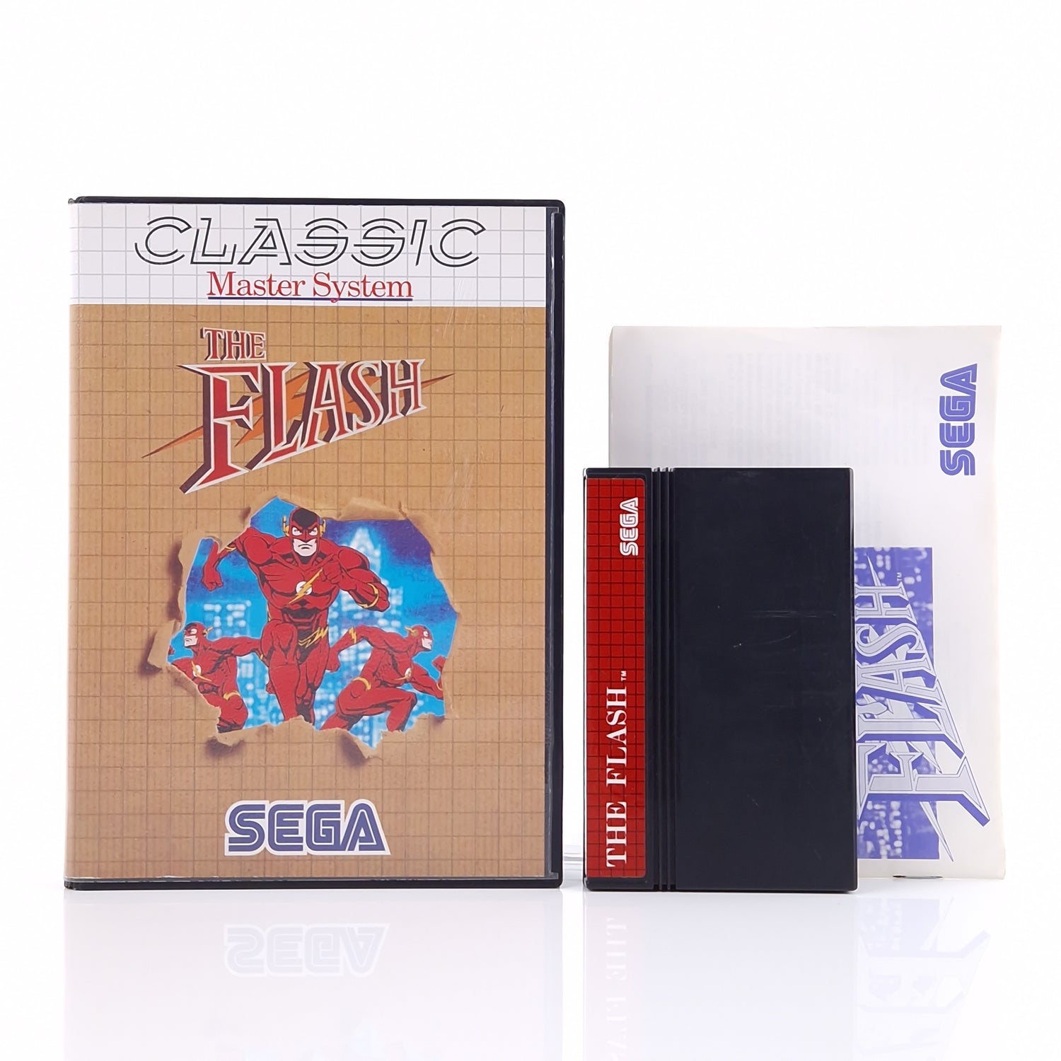 Sega Master System Spiel : The Flash - Modul Anleitung OVP | PAL Cartridge [2]