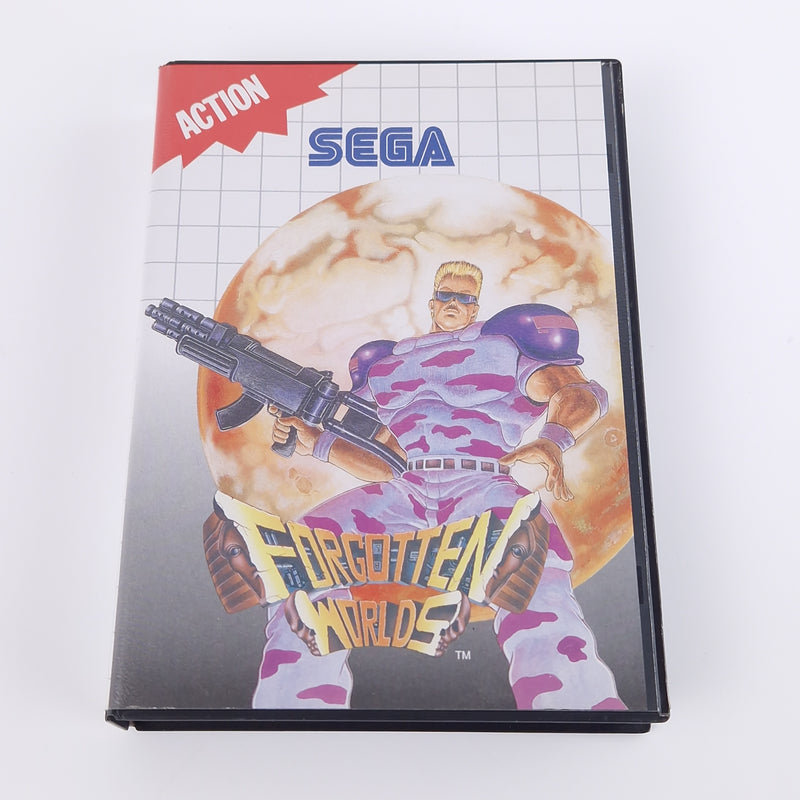 Sega Master System Spiel : Forgotten Worlds - Modul Anleitung OVP | PAL