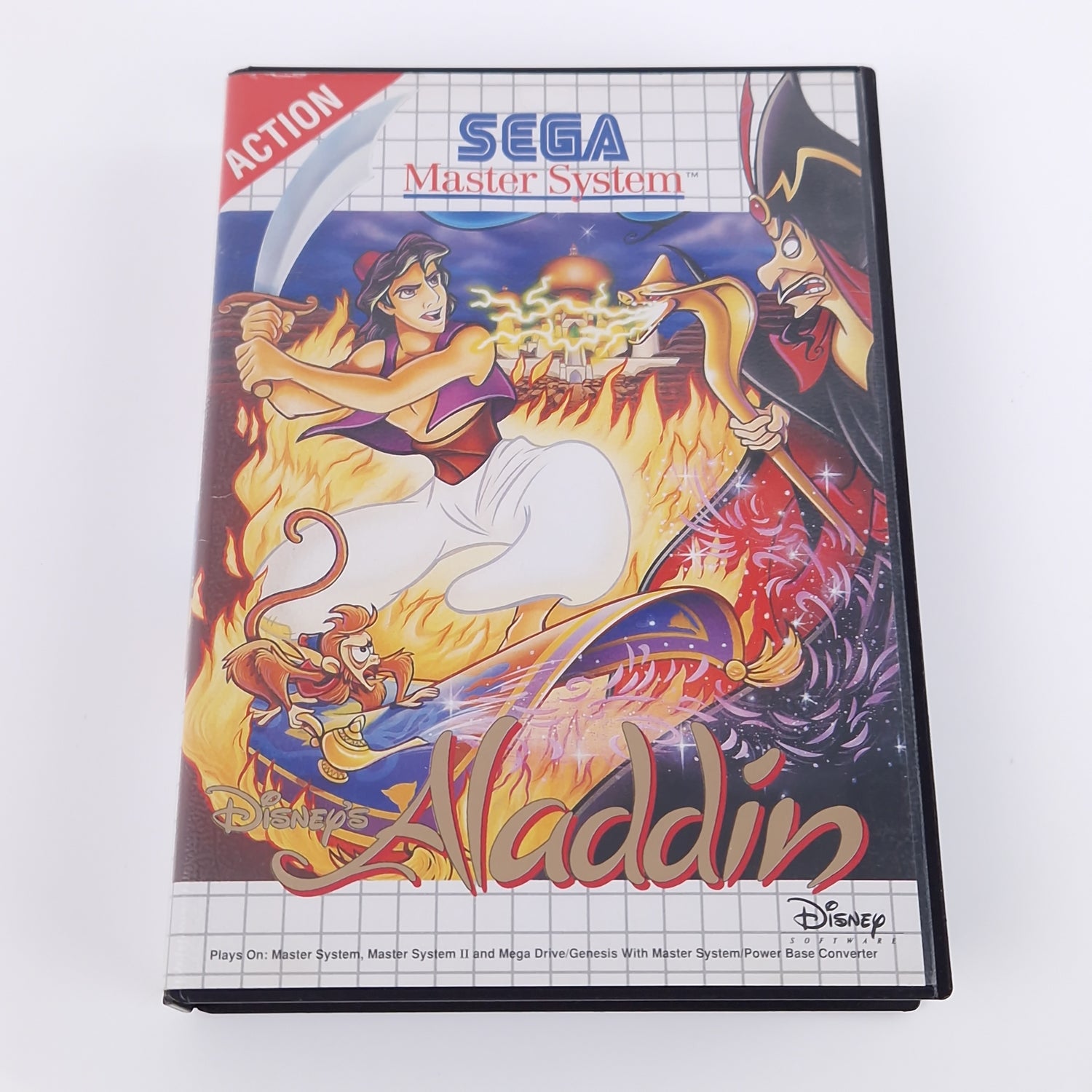 Sega Master System Spiel : Disneys Aladdin - Modul Anleitung OVP | PAL