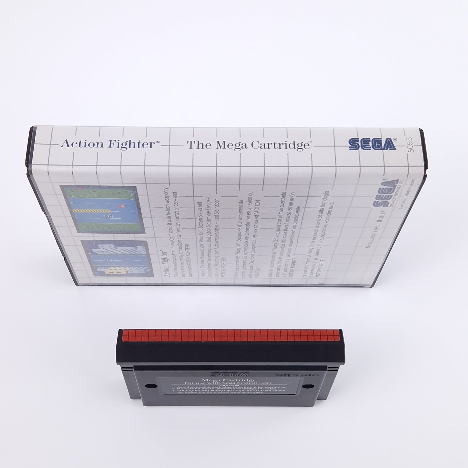 Sega Master System Spiel : Action Fighter - Modul Anleitung OVP | PAL MS