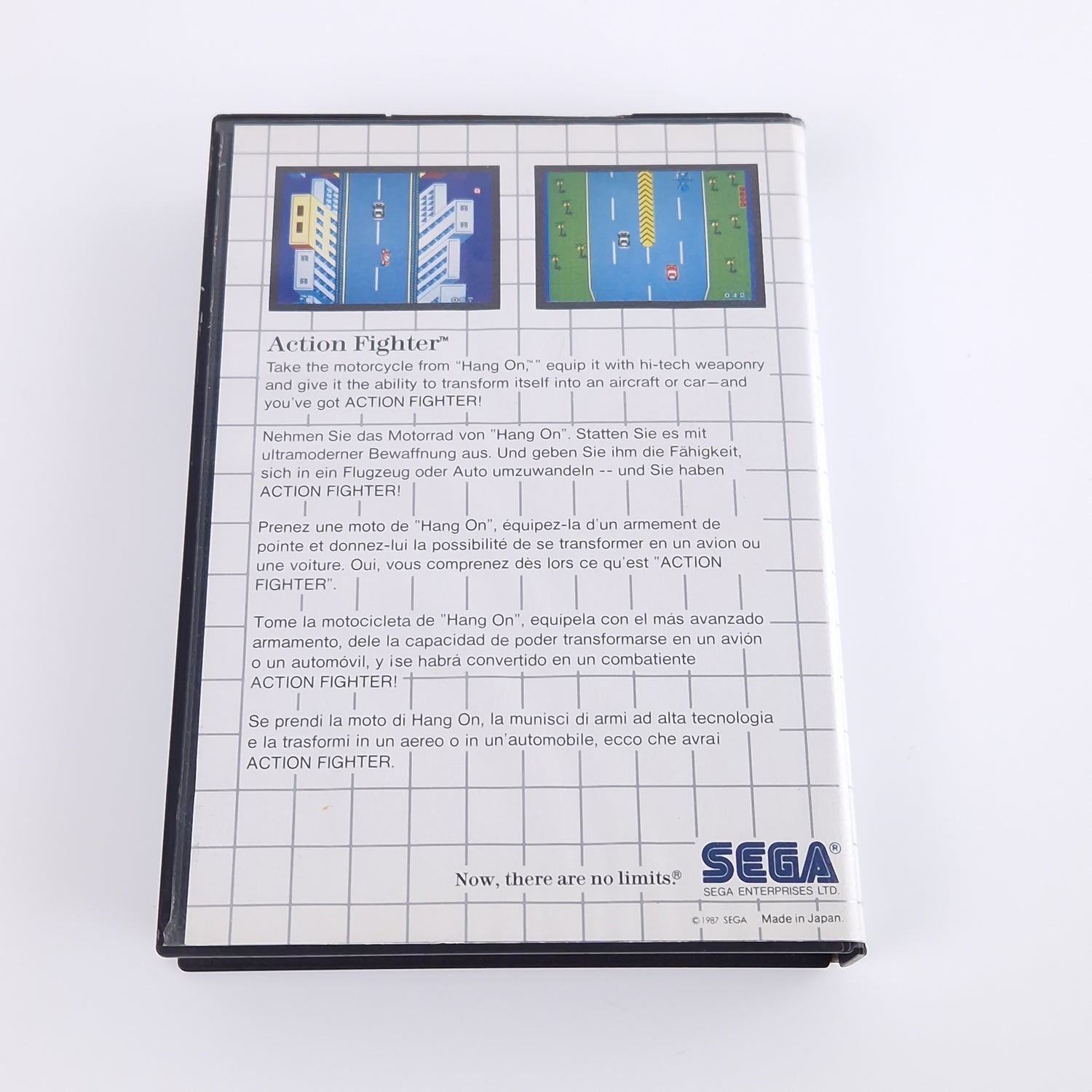 Sega Master System Spiel : Action Fighter - Modul Anleitung OVP | PAL MS