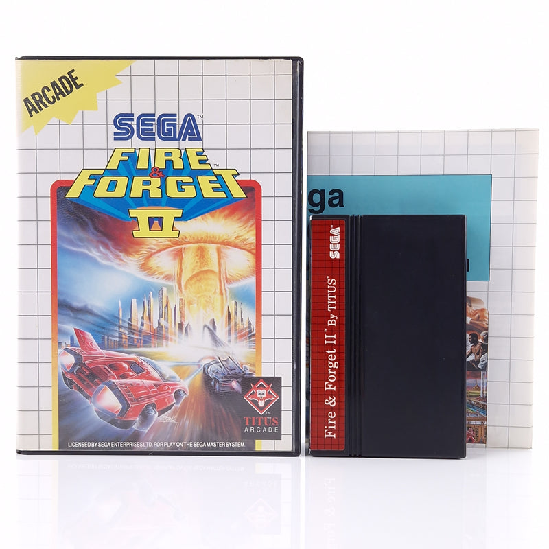 Sega Master System Spiel : Fire Forget II - Modul OVP ohne Anleitung | PAL MS