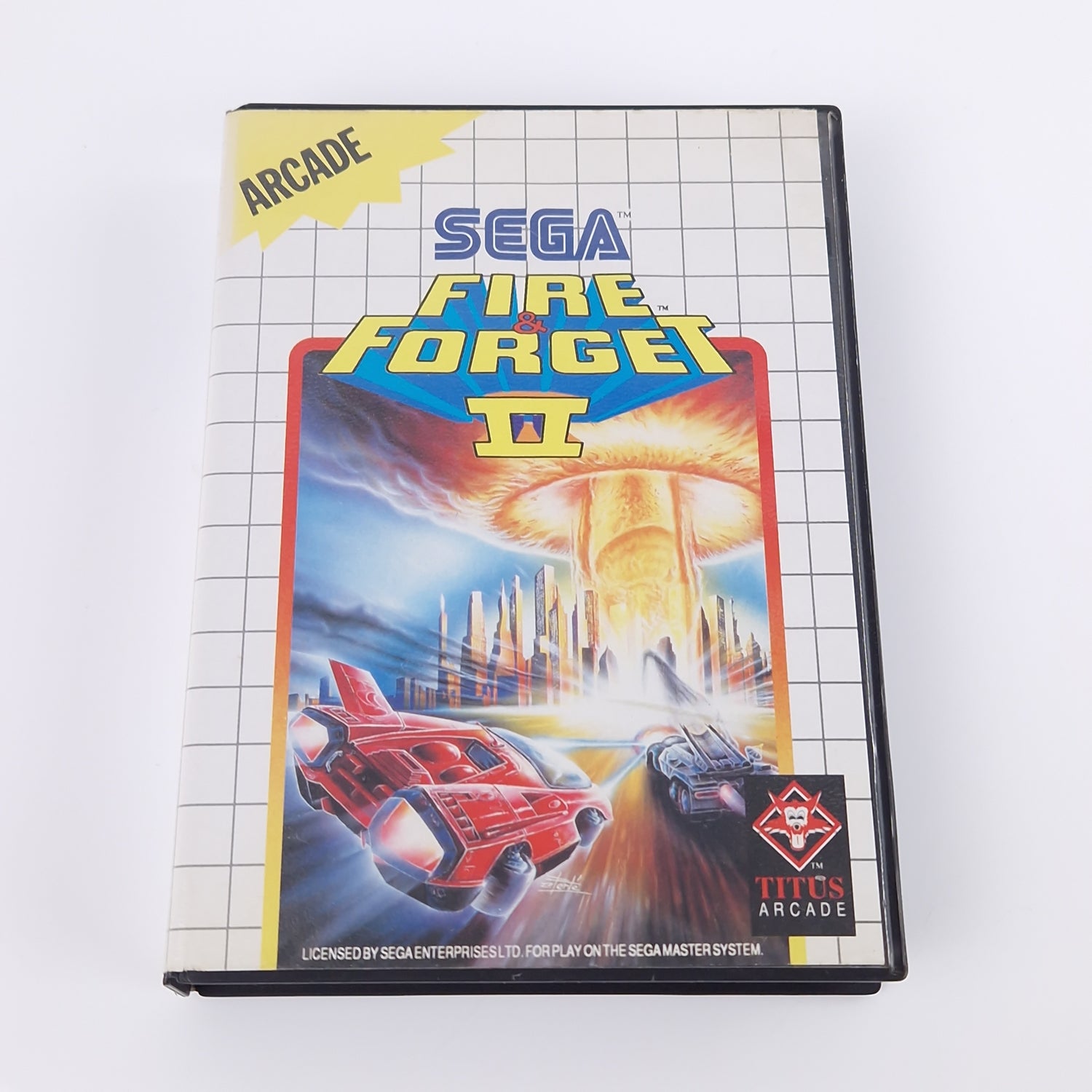 Sega Master System Spiel : Fire Forget II - Modul OVP ohne Anleitung | PAL MS