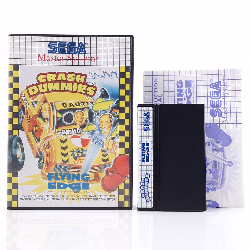 Sega Master System Spiel : Crash Dummies - Modul Anleitung OVP | PAL MS