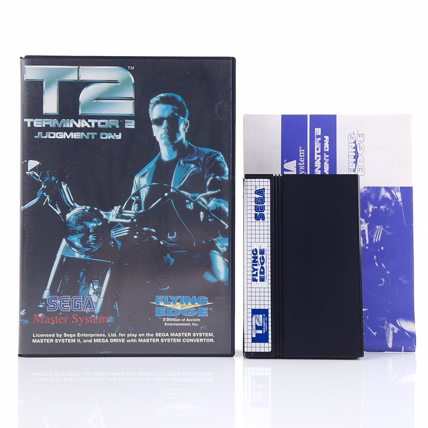 Sega Master System Spiel : T2 Terminator 2 Judgment Day - OVP Anl Modul PAL