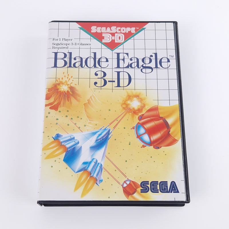 Sega Master System Spiel : Blade Eagle 3-D - OVP Anl Modul PAL MS Cartridge