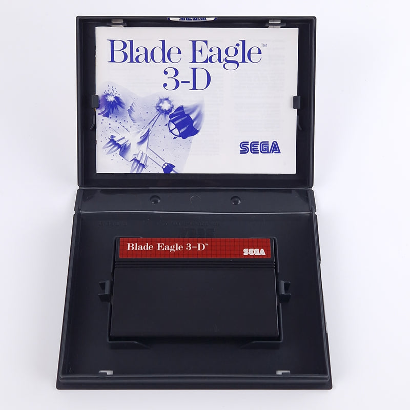 Sega Master System Spiel : Blade Eagle 3-D - OVP Anl Modul PAL MS Cartridge