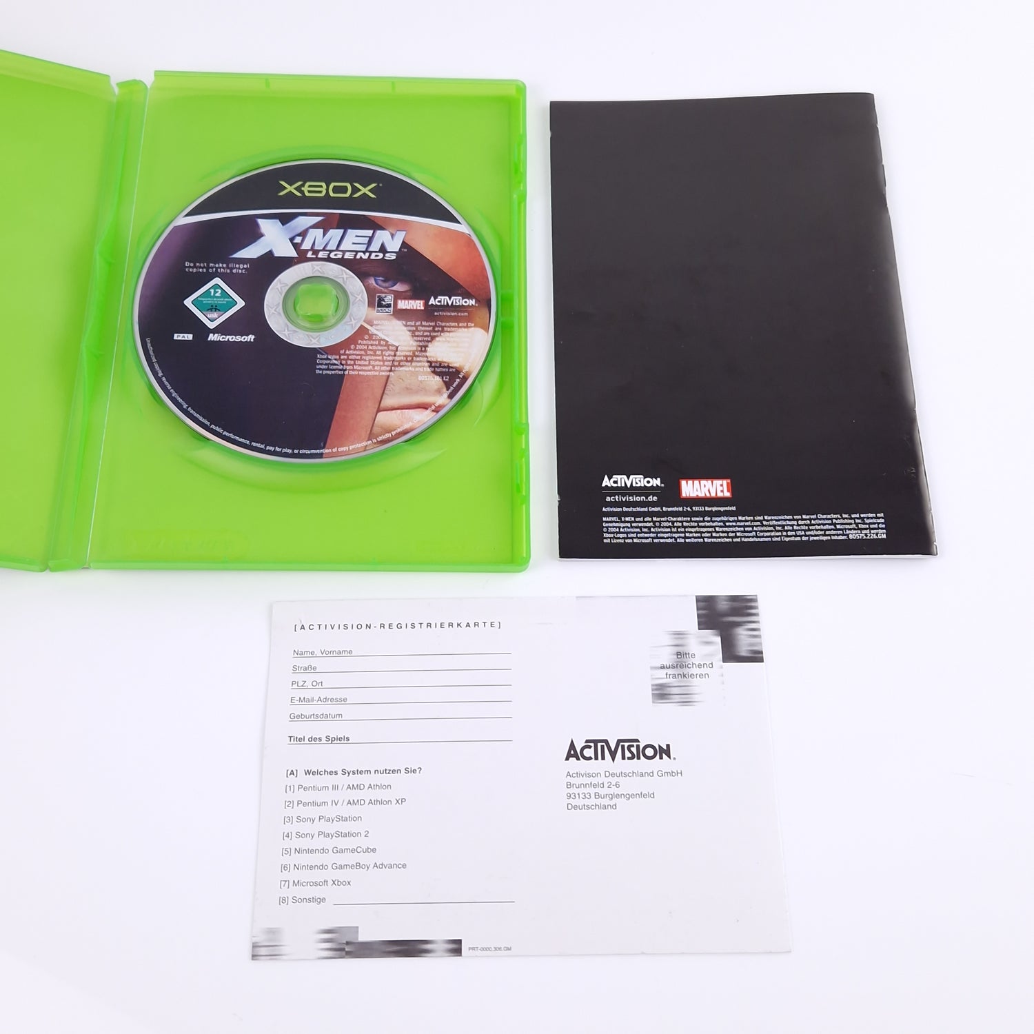 Xbox Classic Spiel : X-Men Legends - CD OVP Anleitung | Microsoft PAL