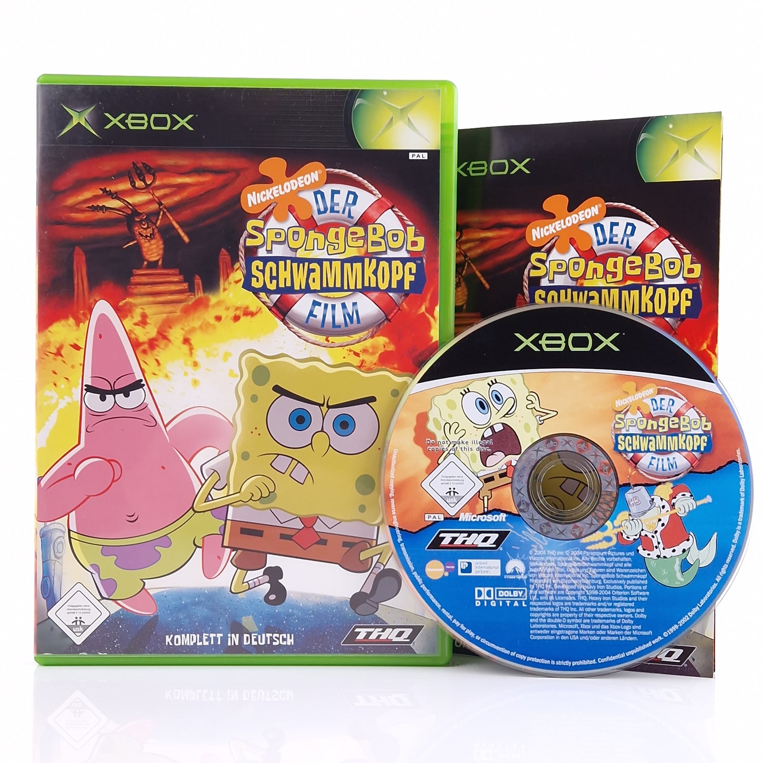 Xbox Classic Spiel : Spongebob Schwammkopf der Film - CD OVP Anleitung PAL