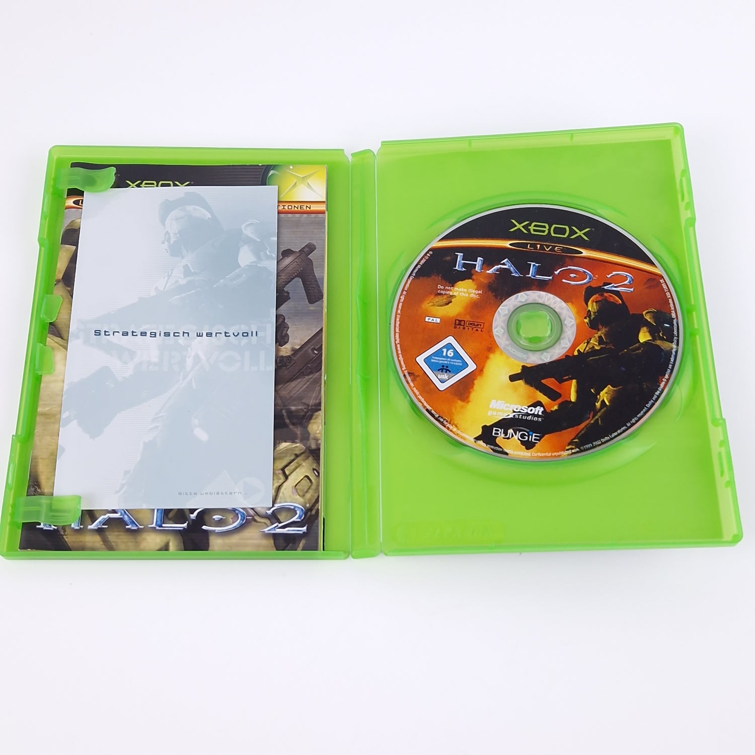 Xbox Classic Spiel : Halo 1 & 2 im Bundle SET - CD OVP Anleitung PAL