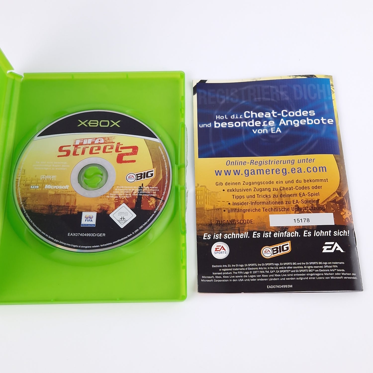 Xbox Classic Spiel : Fifa Street 2 - CD Anleitung OVP | Fußball PAL Microsoft