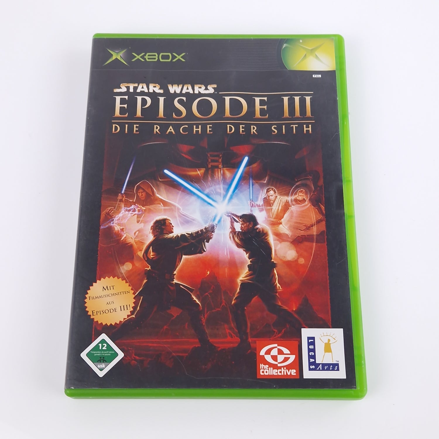 Xbox Classic Spiel : Star Wars Episode III die Rache der Sith - CD Anleitung OVP