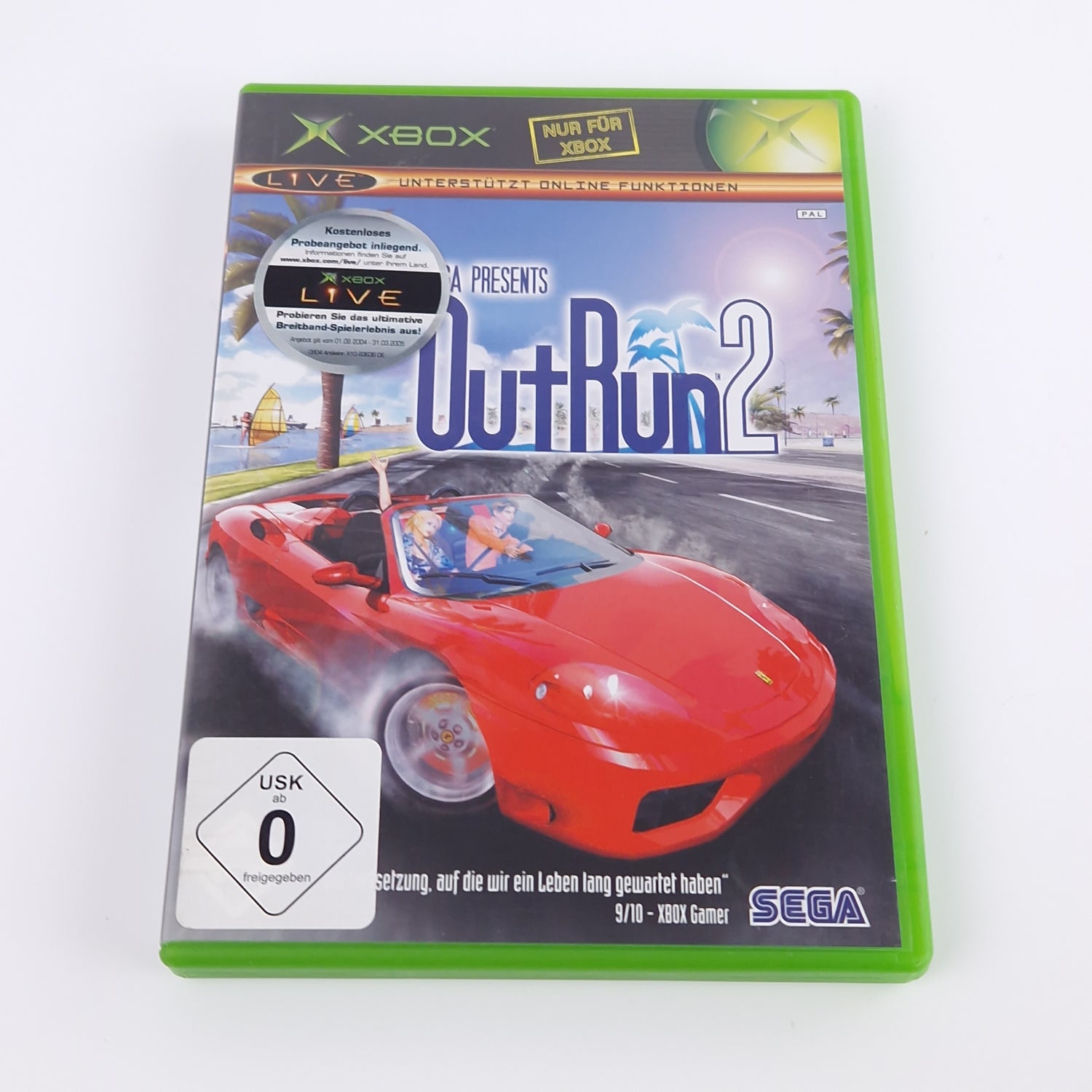 Xbox Classic Spiel : Out Run 2 - CD Anleitung OVP | PAL Autorennen