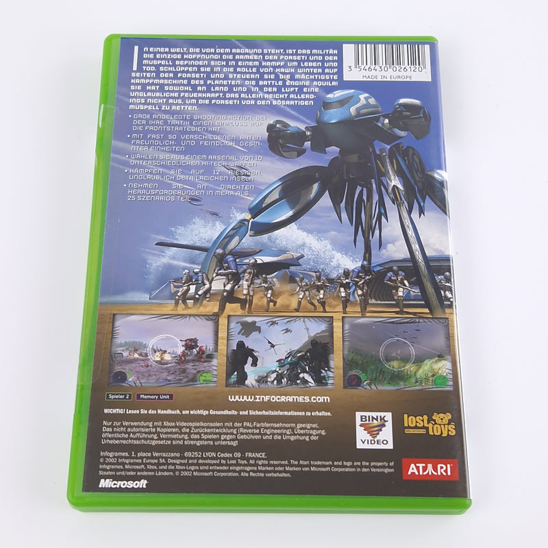 Xbox Classic Spiel : Battle Engine - CD Anleitung OVP | Microsoft PAL