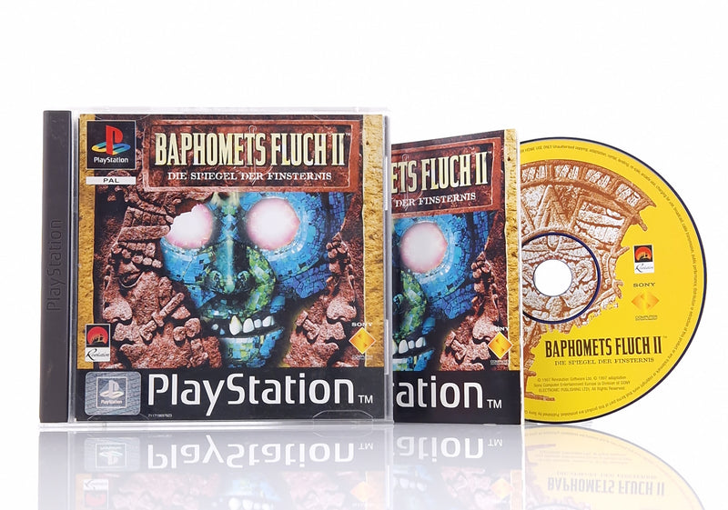 Playstation 1 Spiel : Baphomets Fluch II Die Spiegel der Finsternis - OVP PS1