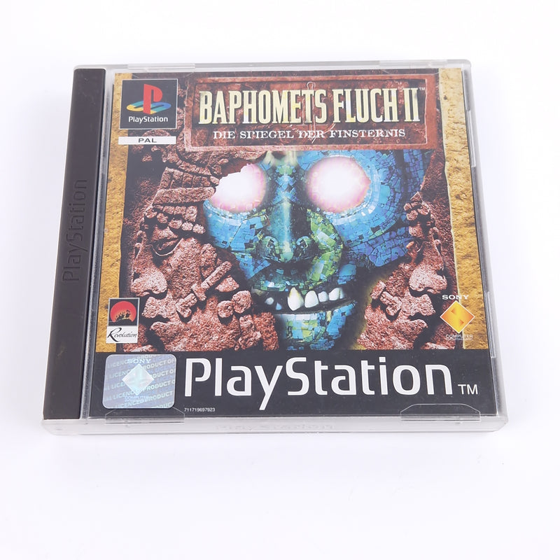 Playstation 1 Spiel : Baphomets Fluch II Die Spiegel der Finsternis - OVP PS1