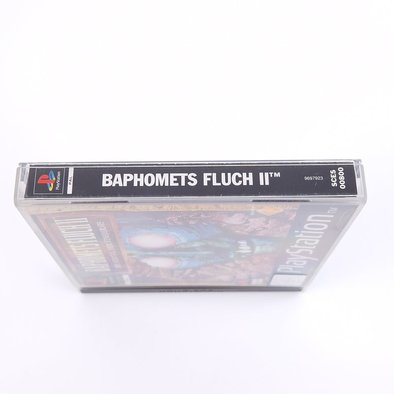 Playstation 1 Spiel : Baphomets Fluch II Die Spiegel der Finsternis - OVP PS1