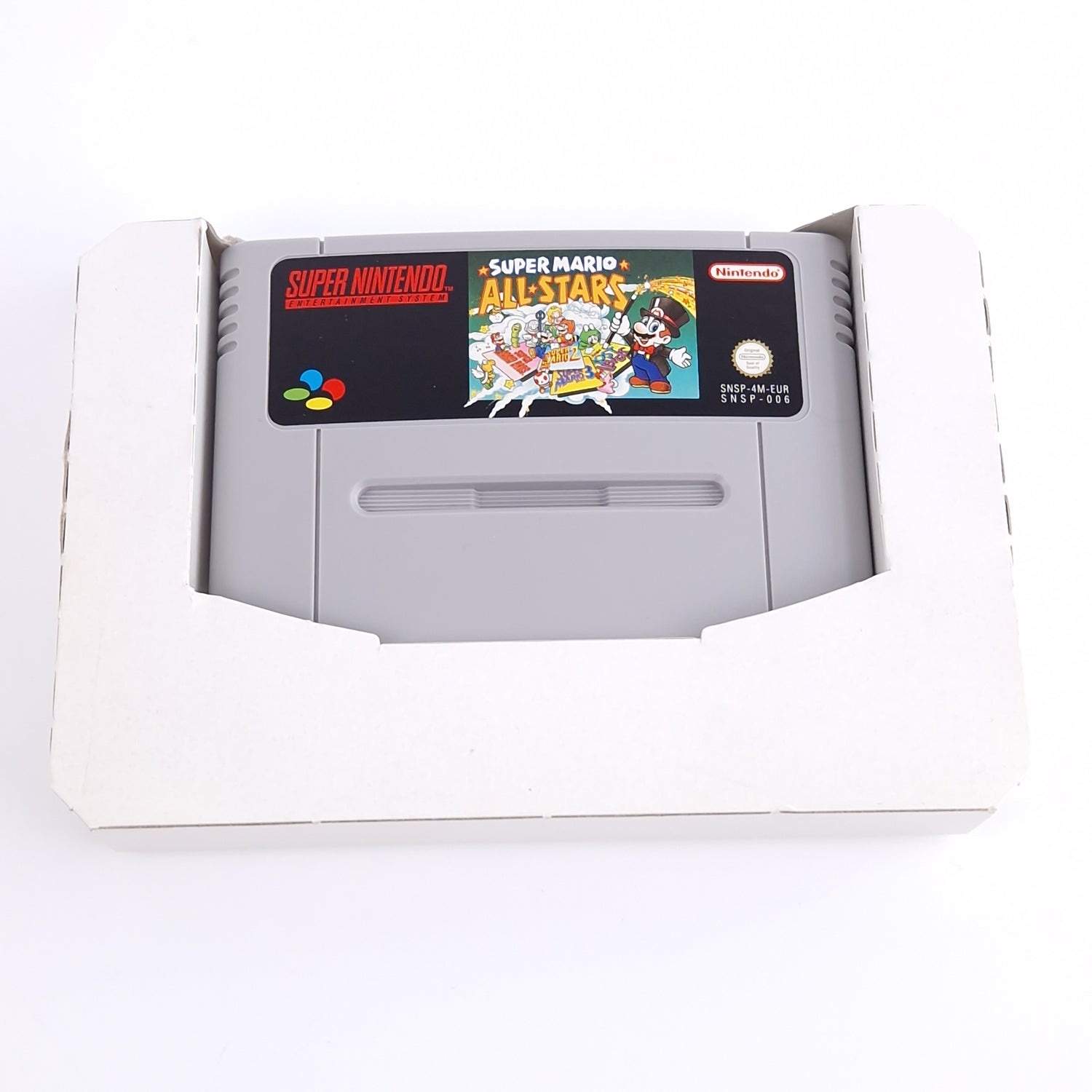 Super Nintendo Spiel : Super Mario Allstars - Modul Anl OVP | SNES PAL NOE