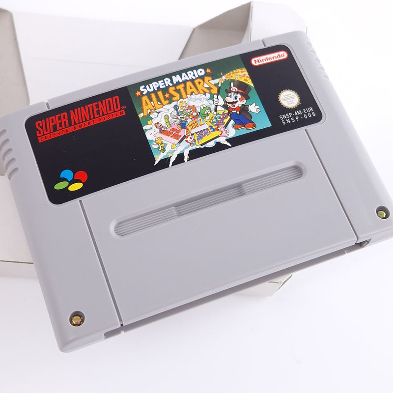 Super Nintendo Spiel : Super Mario Allstars - Modul Anl OVP | SNES PAL NOE