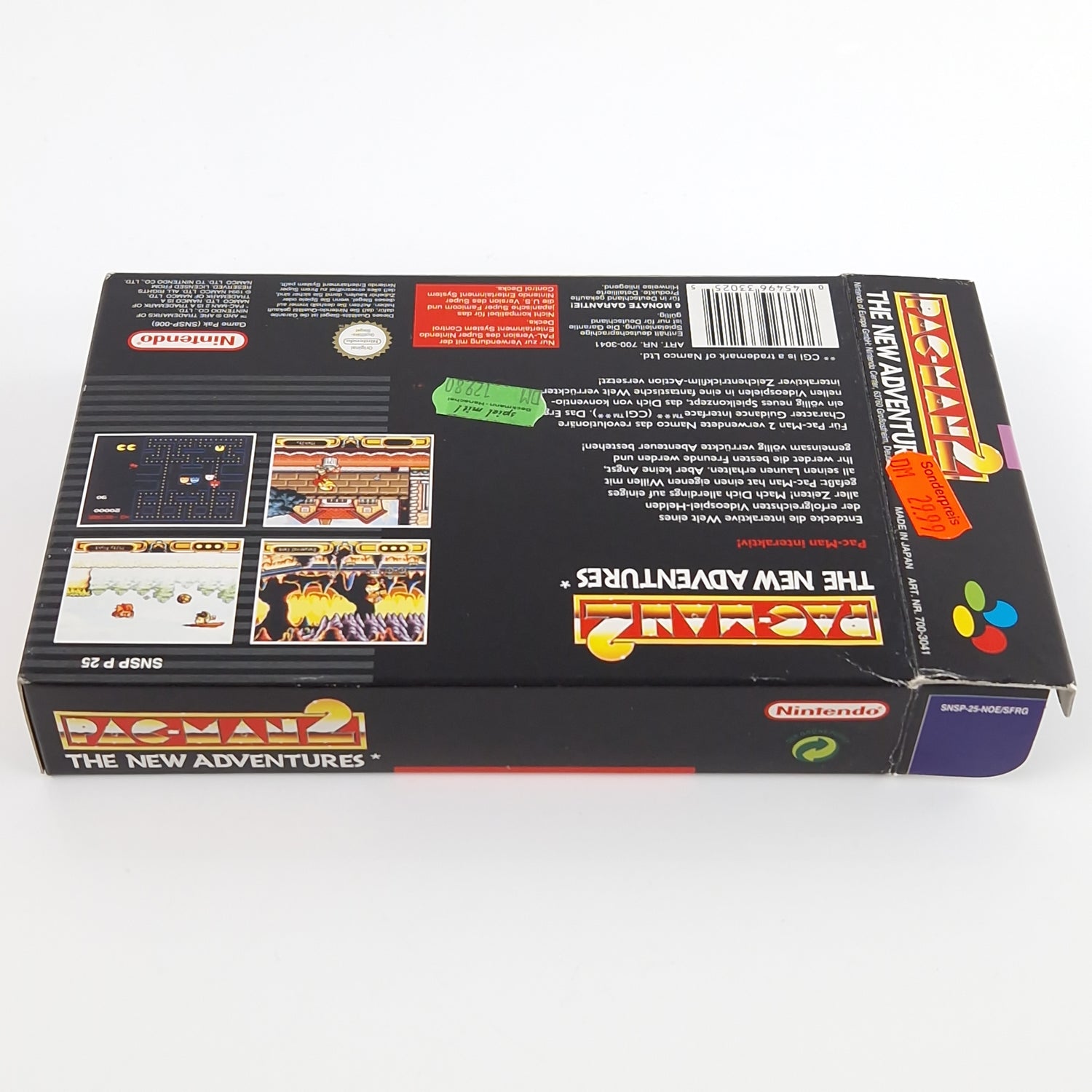 Super Nintendo Spiel : Pac-Man 2 The New Adventures - SNES OVP PAL NOE/SFRG