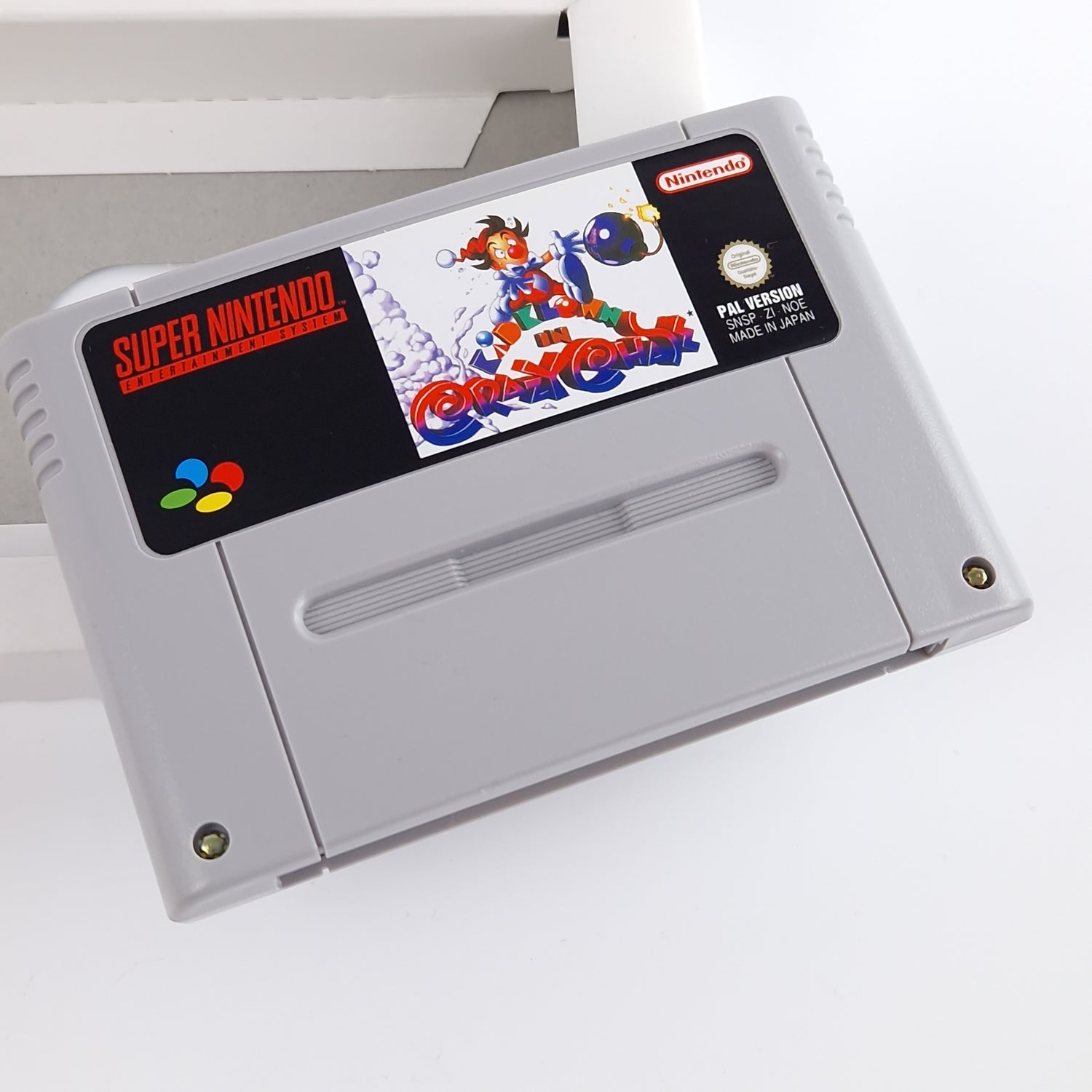 Super Nintendo Spiel : Kid Klown in Crazy Chase - SNES OVP PAL NOE