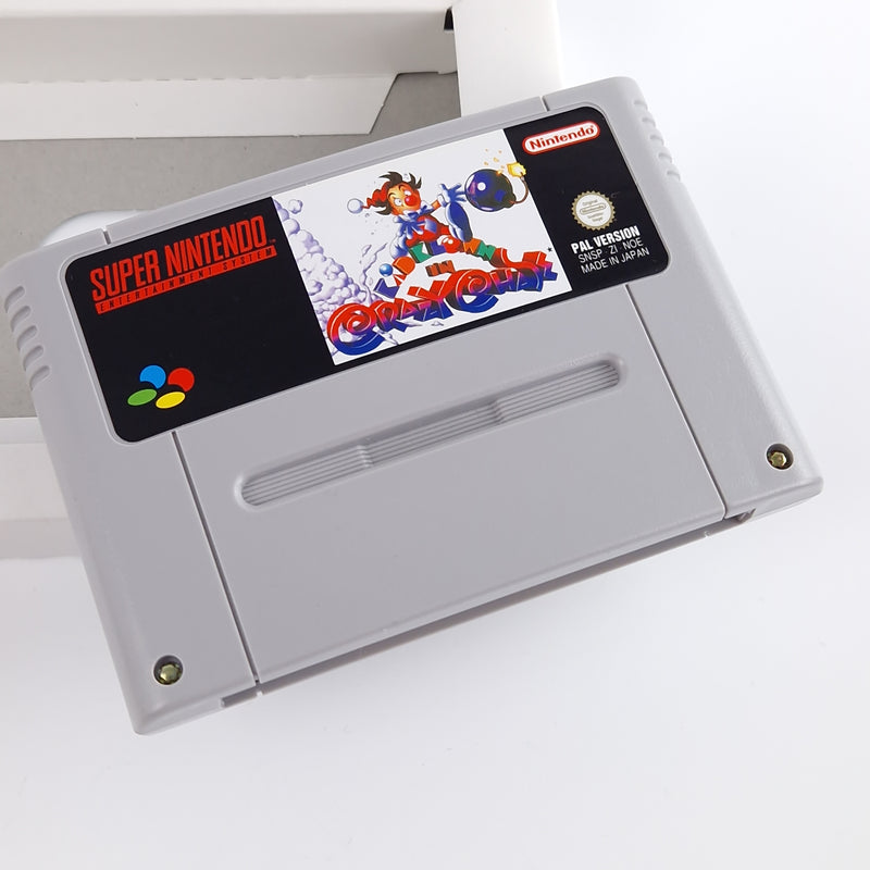 Super Nintendo Spiel : Kid Klown in Crazy Chase - SNES OVP PAL NOE