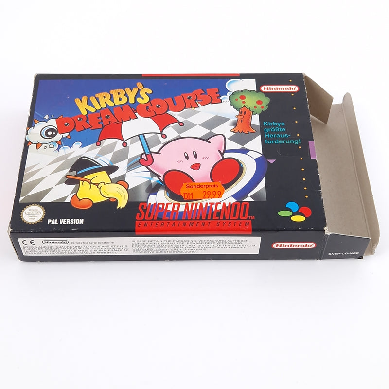 Super Nintendo Spiel : Kirbys Dream Course - SNES Modul Anleitung OVP PAL NOE