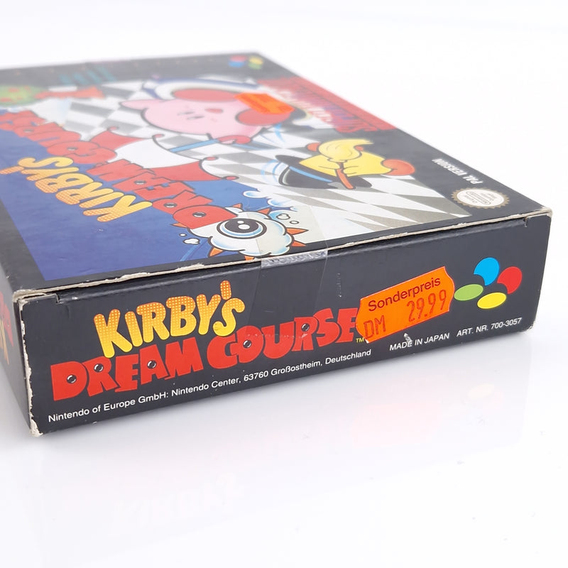 Super Nintendo Spiel : Kirbys Dream Course - SNES Modul Anleitung OVP PAL NOE