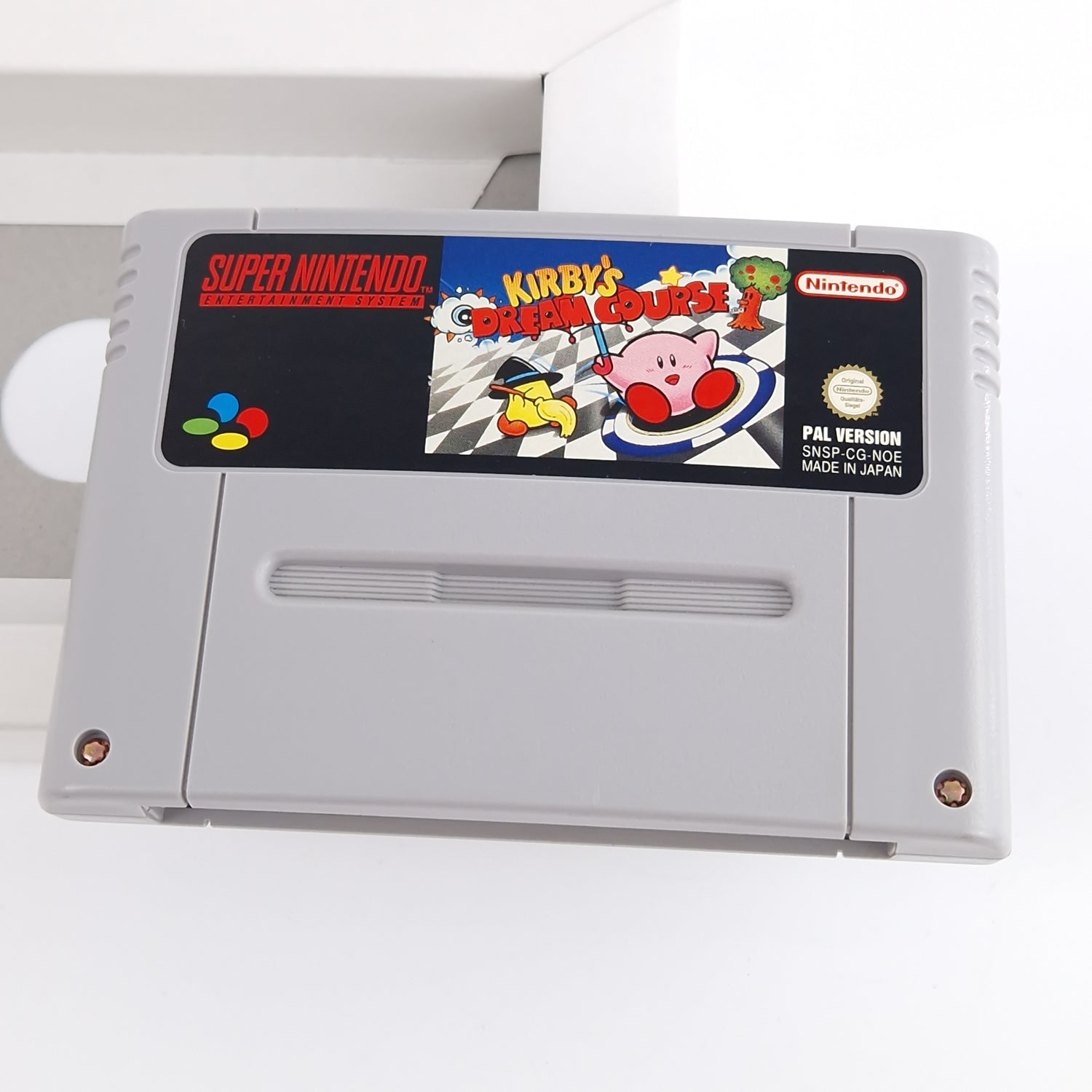 Super Nintendo Spiel : Kirbys Dream Course - SNES Modul Anleitung OVP PAL NOE