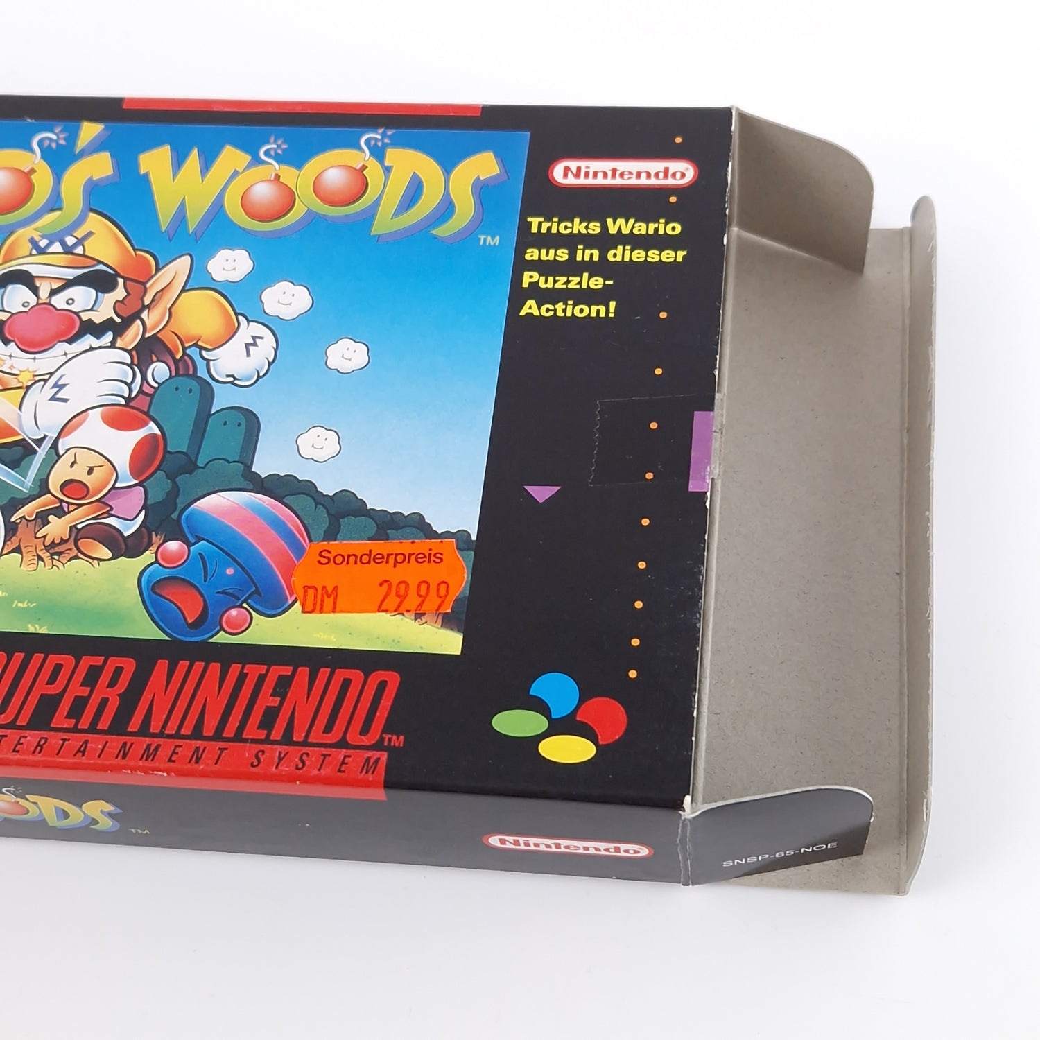 Super Nintendo Spiel : Wario Woods - SNES Modul Anleitung OVP PAL NOE