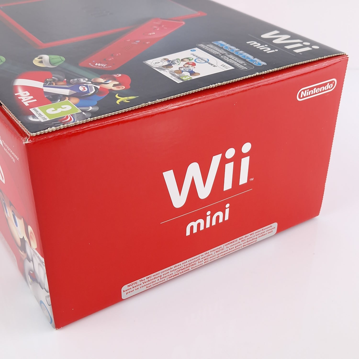 Nintendo Wii Mini Konsole Mario Kart Bundle - unbenutzt NEW NEU OVP red Console