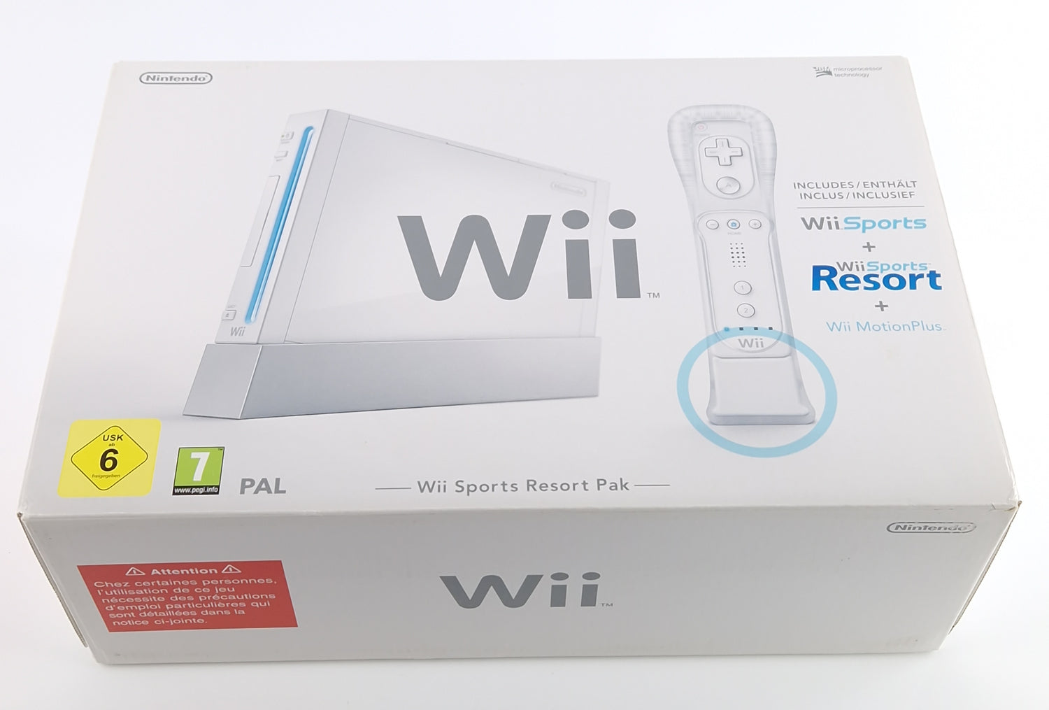 Nintendo Wii Konsole : Wii Sports + Sports Resort Bundle - unbenutzt NEW NEU OVP