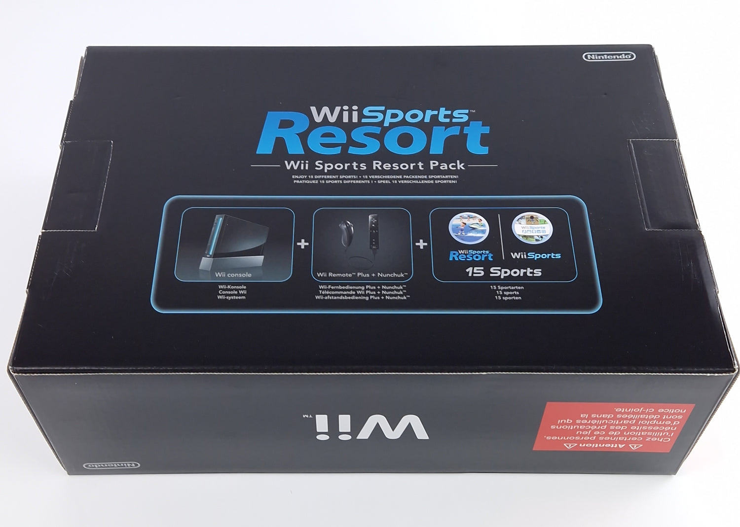 Nintendo Wii Konsole : Wii Sports Resort Pak - unbenutzt NEW NEU OVP Console