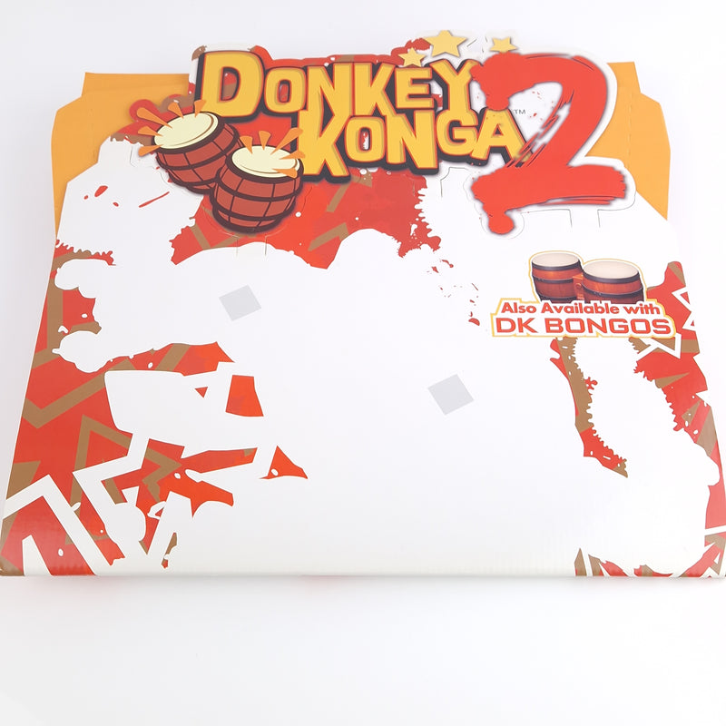 Donkey Konga 2 Mini Standee for Nintendo Gamecube - Promo Werbung Reklame NEU