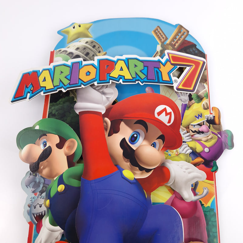 Mario Party 7 3D Display Standee for Nintendo Gamecube - Promo Werbung Reklame