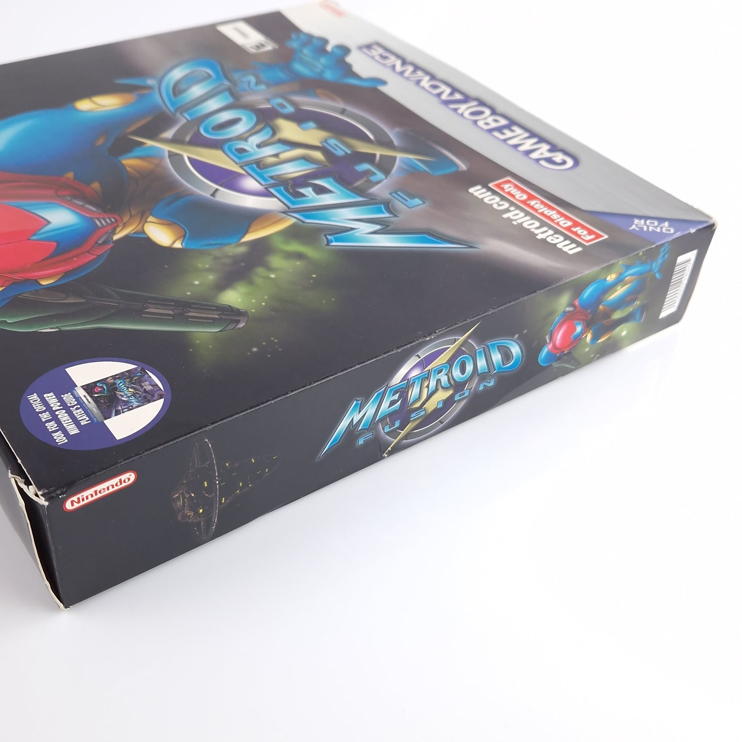 Metroid Fusion Display Box Nintendo Gameboy Advance - Reklame Sign Standee Promo