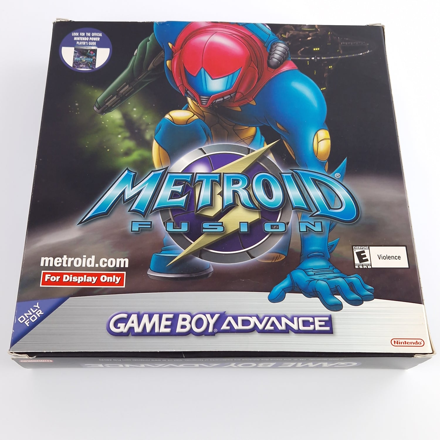 Metroid Fusion Display Box Nintendo Gameboy Advance - Reklame Sign Standee Promo