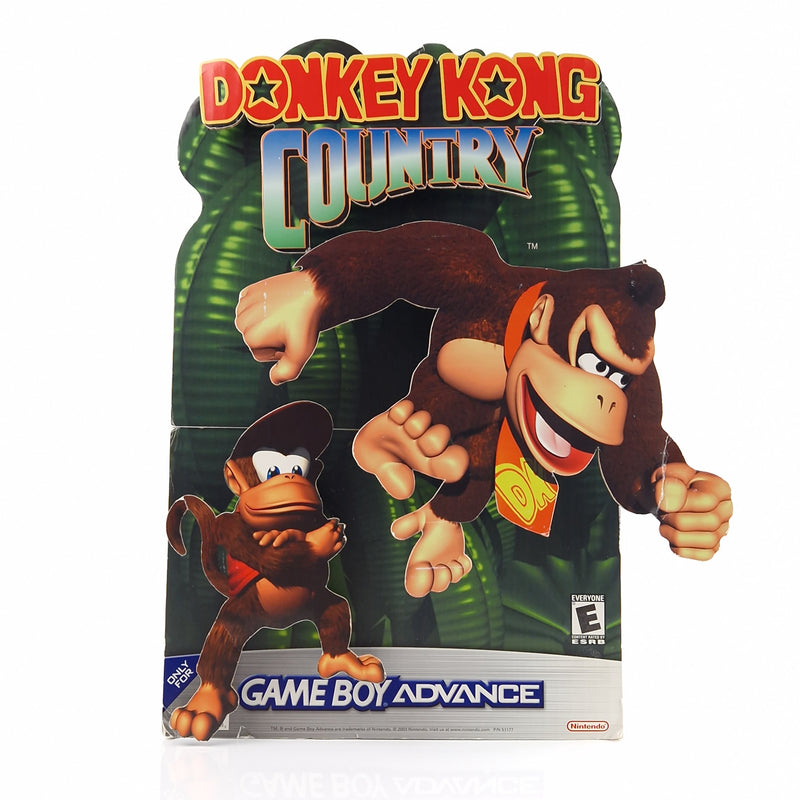 Donkey Kong Country Display Sign Mini Standee Nintendo Gameboy Advance Reklame