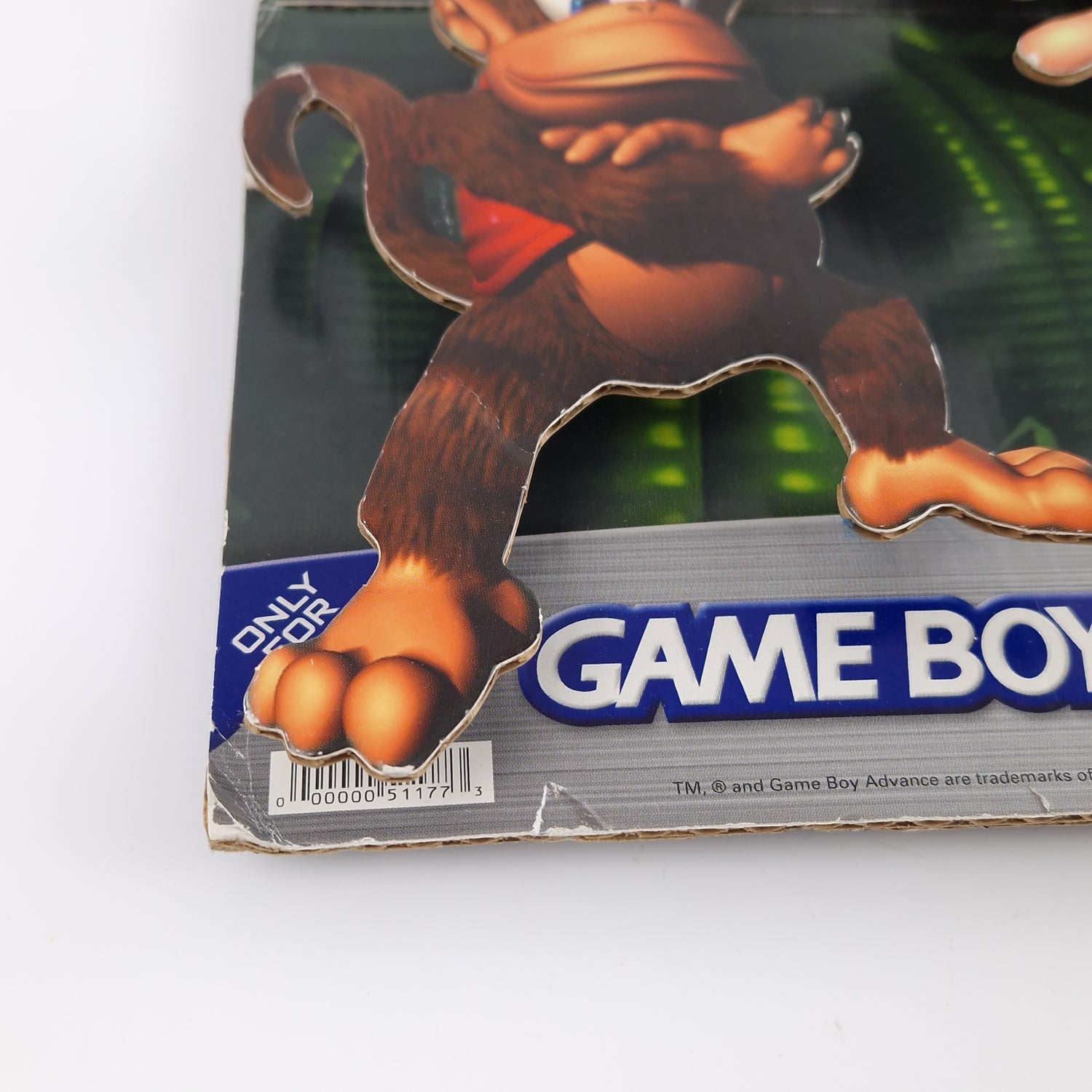 Donkey Kong Country Display Sign Mini Standee Nintendo Gameboy Advance Reklame