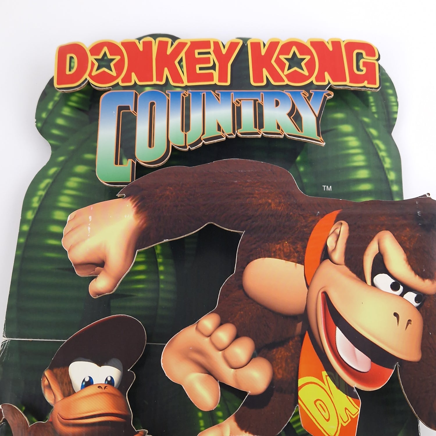 Donkey Kong Country Display Sign Mini Standee Nintendo Gameboy Advance Reklame