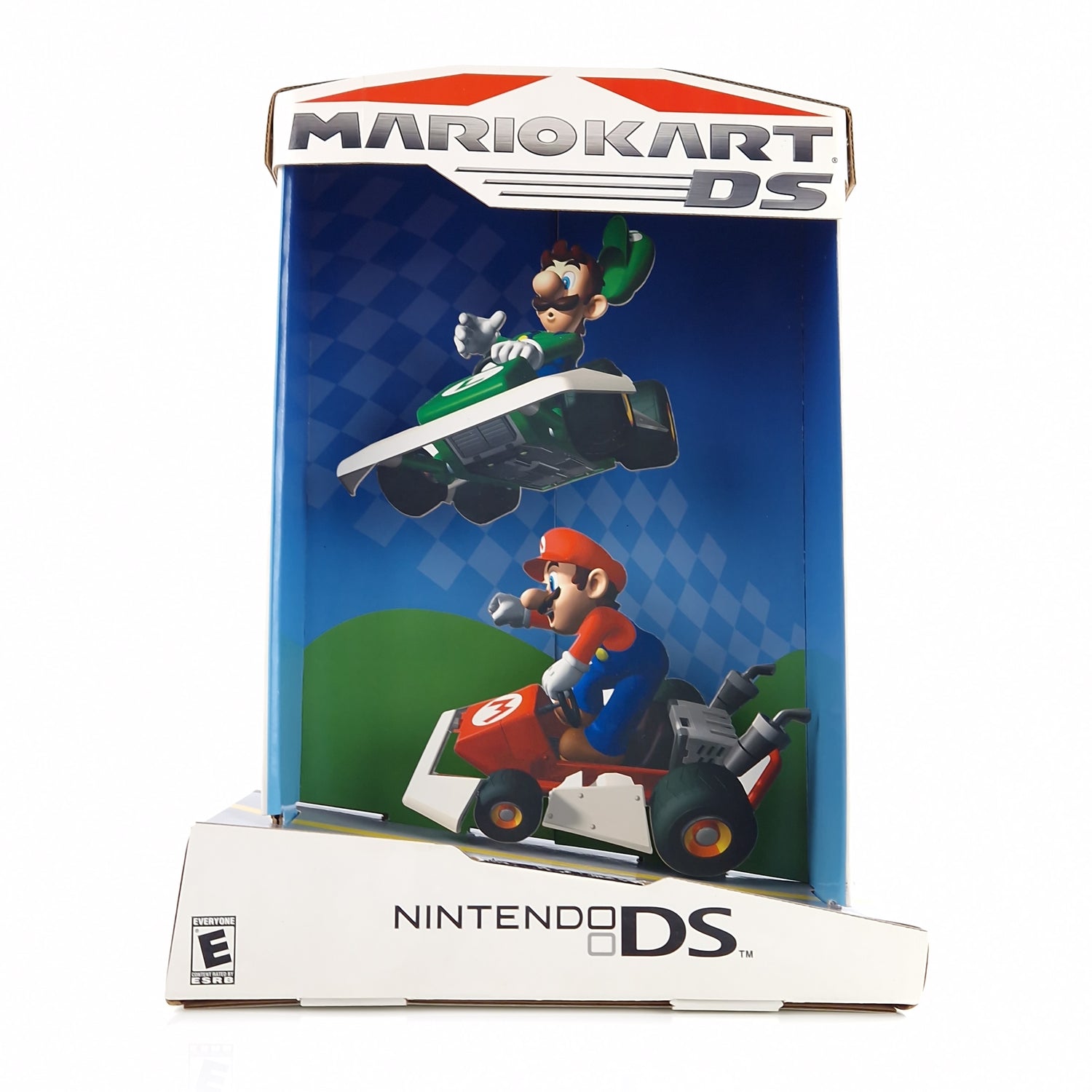 Mario Kart DS 3D Display Sign Mini Standee Nintendo DS Reklame Aufsteller Promo