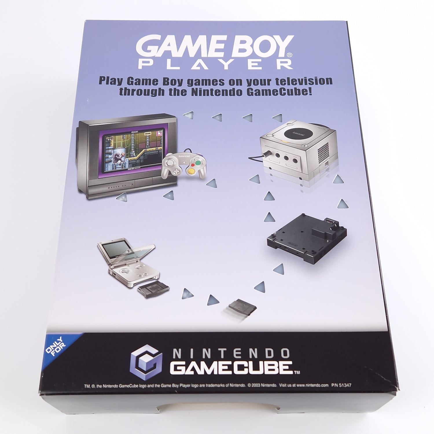 Nintendo Gamecube Game Boy Player Counter Card Display Promo Aufsteller Reklame