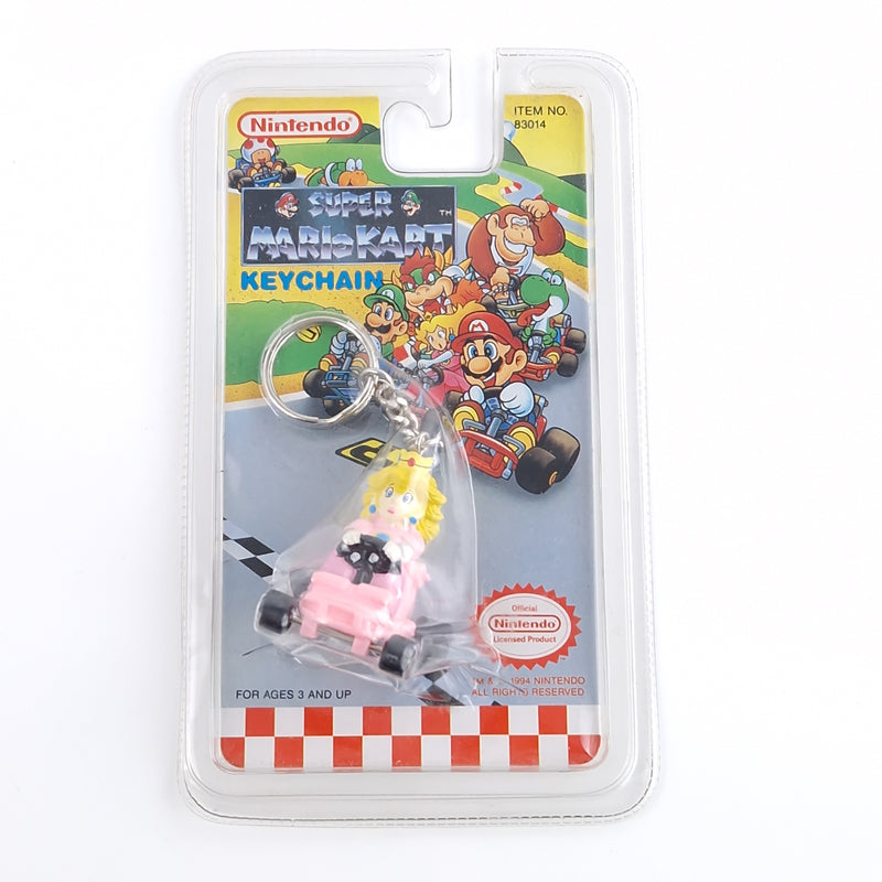 Super Mario Kart Keychain von 1994 - Princess Peach / Brand NEW NEU Nintendo